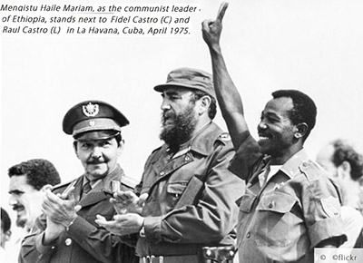 Ethipoia's Megistu with Castro